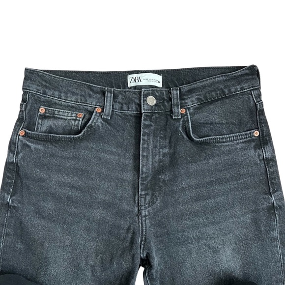 Zara Women’s Slim Fit Dark Wash Denim Jeans - Size 6 - Picture 2 of 6